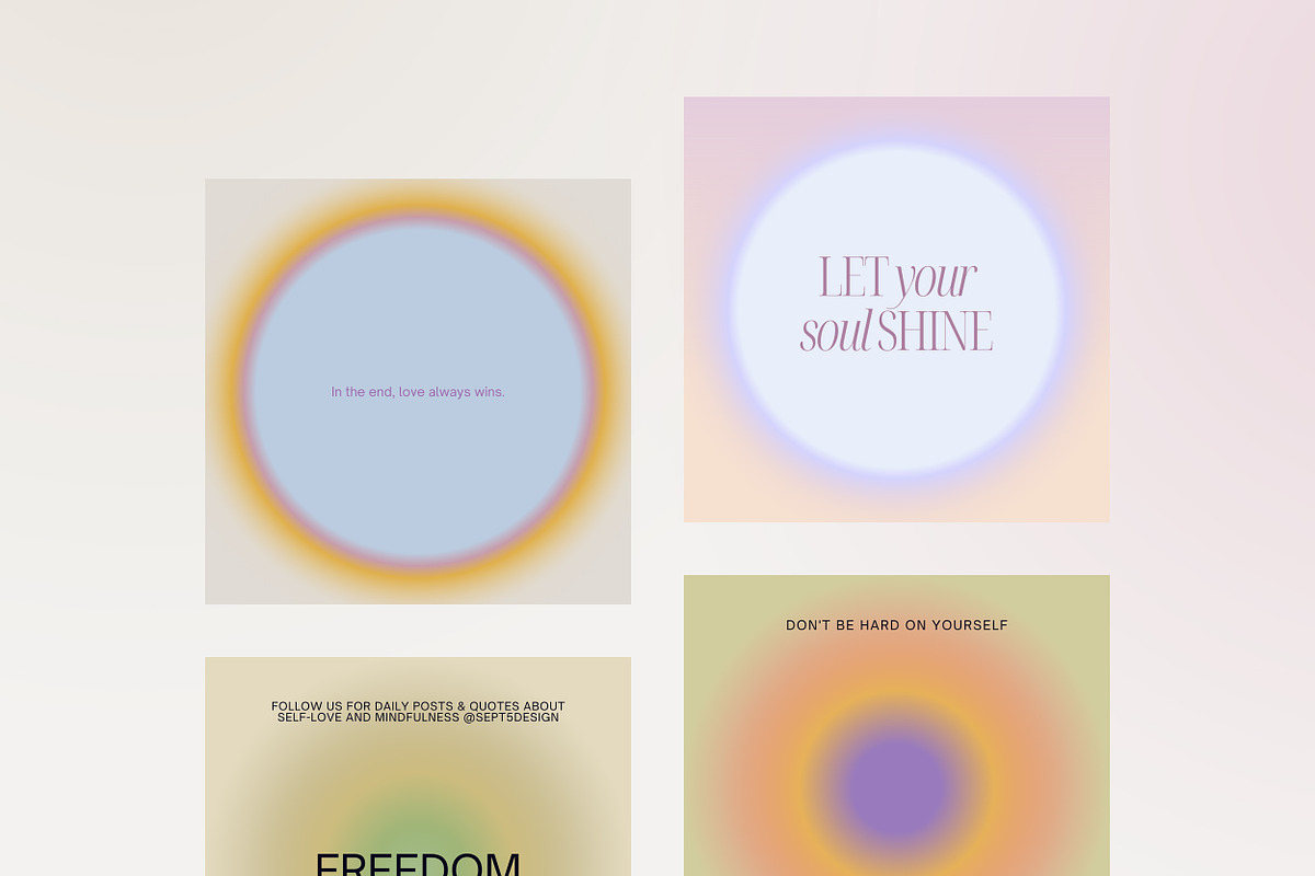 Canva Instagram Gradient Quotes + PS, a Social Media Template by September 5th (Photo 14 of 19)