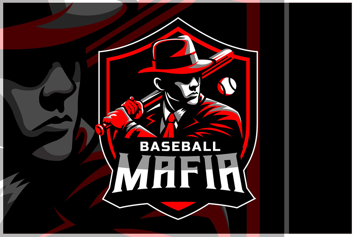Baseball Mafia Logo Template, a Branding & Logo Template by Silpin