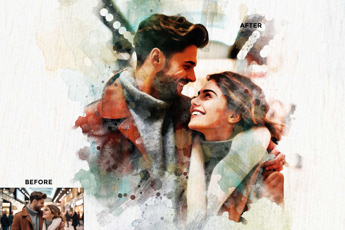 Classic Watercolor FX — Ps Action, an Action Add-On by Studio Retouch (Photo 6 of 12)