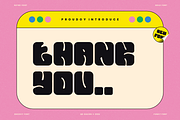 Snow Manz - Groovy & Funky Font, a Sans Serif Font by QR Design Studio (Thumbnail 6 of 6)
