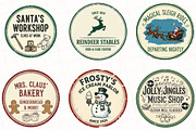 Vintage Christmas Signs Sublimation, an Illustration by OK Design (Thumbnail 4 of 5)