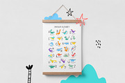 Dinosaurs Clipart Set, an Animal Illustration by JuliyArt (Thumbnail 7 of 11)