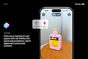 Pump Bottle Mockup Set, a Packaging Mockup by Renderteam (Thumbnail 5 of 18)