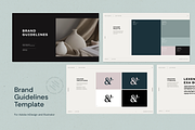 Brand Guidelines for Adobe Ai & Id, a Brochure Template by Hannah Bacon Design (Thumbnail 1 of 6)