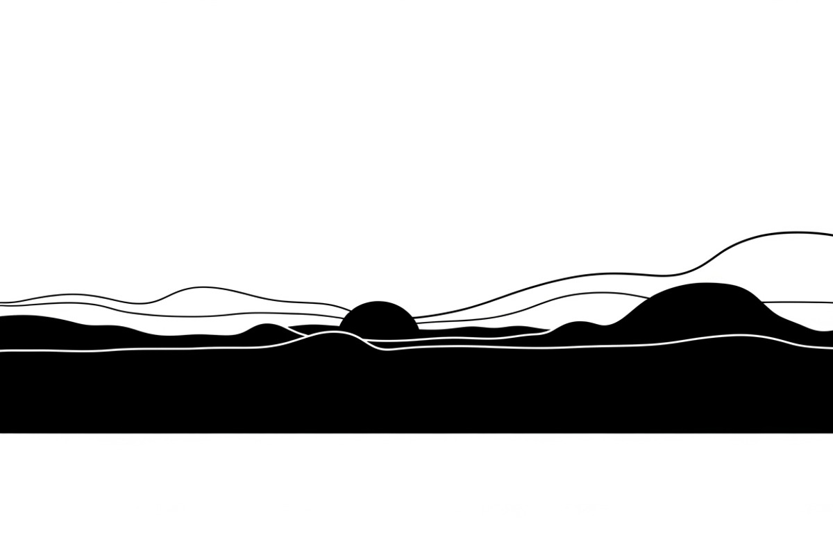 sunset horizon wall art design, an Illustration by Amazin_art (Photo 24 of 31)