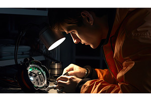 voltage watch batteries ai generated, a Technology Photo by pikepicture