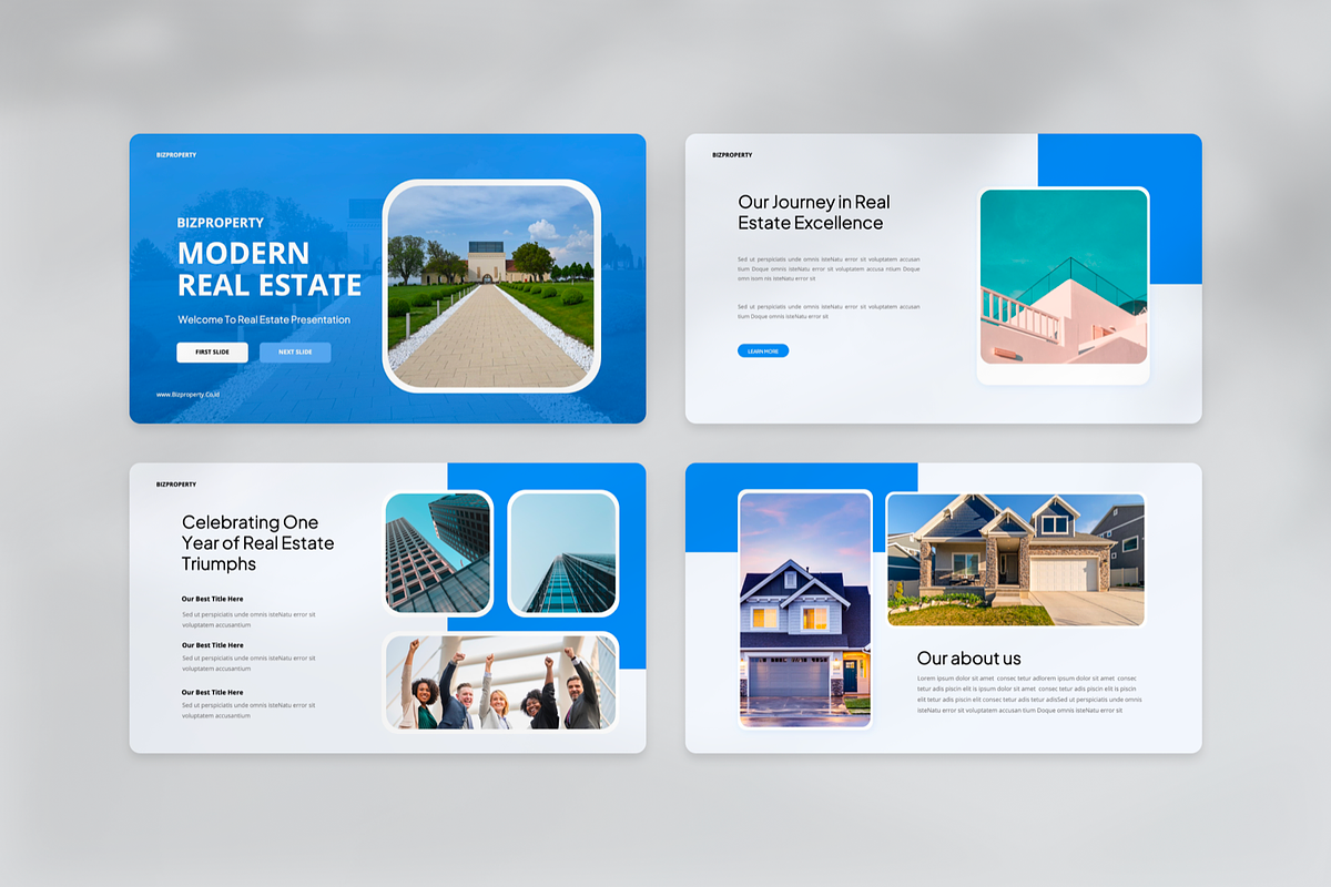Modern Real Esate Powerpoint, a Presentation Template by Annora Studio (Photo 4 of 8)