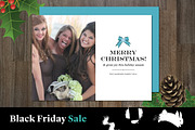 Holiday Photo Card Black Friday Sale, a Card Template by aticnomar (Thumbnail 1 of 2)