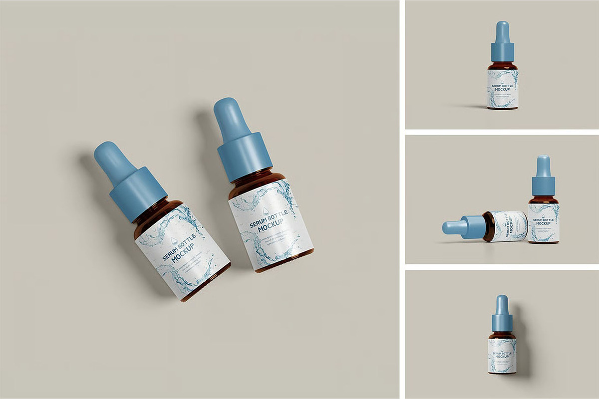 Dropper bottle mockup, a Packaging Mockup by zpackcreative (Photo 1 of 10)