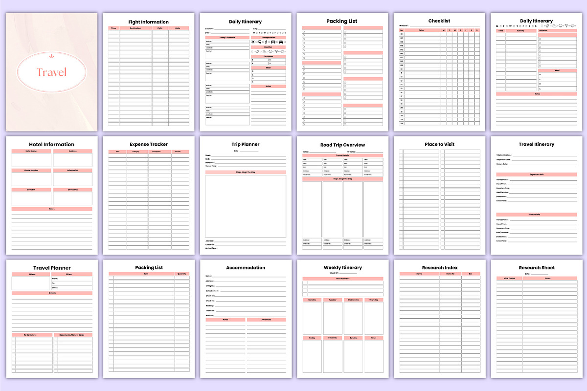 2026 All-in-One Life Organizer Canva, a Stationery Template by Mustafiz (Photo 8 of 8)