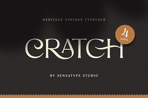 CRATCH - Heritage Vintage Typeface