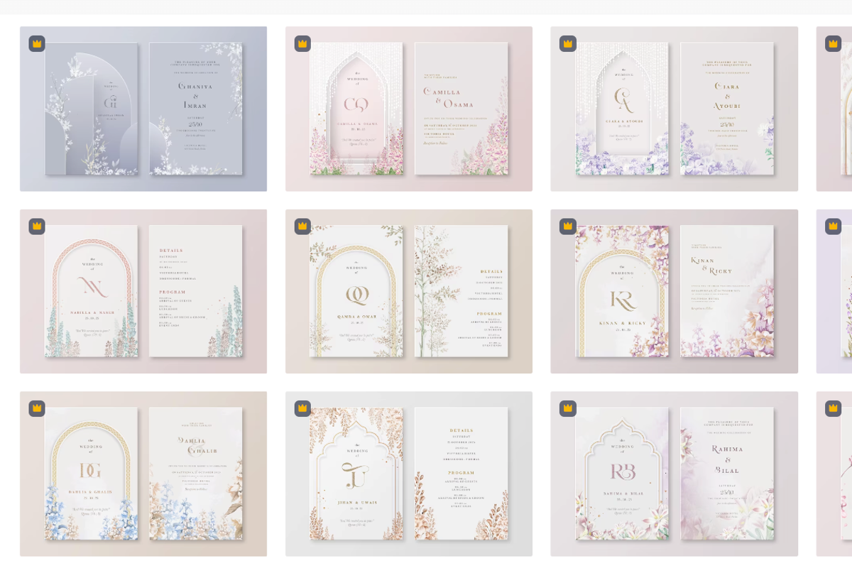 Wedding Invitation Ultimate Bundle, an Invitation Template by EvitePapery (Photo 4 of 10)