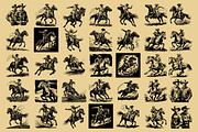Western Cowboy and Cowgirl, an Illustration by Nocturnal Wolf (Thumbnail 9 of 16)