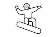 Ski resort line icon vector set, an Outline Icon by ElineDesign (Thumbnail 2 of 3)