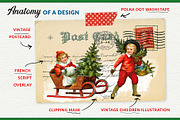 Complete Vintage Christmas Graphics, a Seasonal Illustration by French Kiss Collections (Thumbnail 19 of 28)
