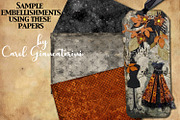 Elegant Halloween Papers - Digital, a Graphic by Graphics Candy (Thumbnail 8 of 11)