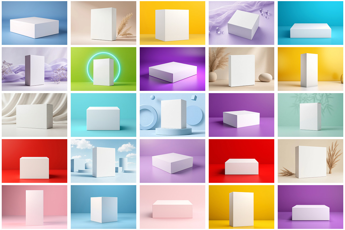 Box Mockup, a Packaging Mockup by Forhadx5 (Photo 4 of 13)