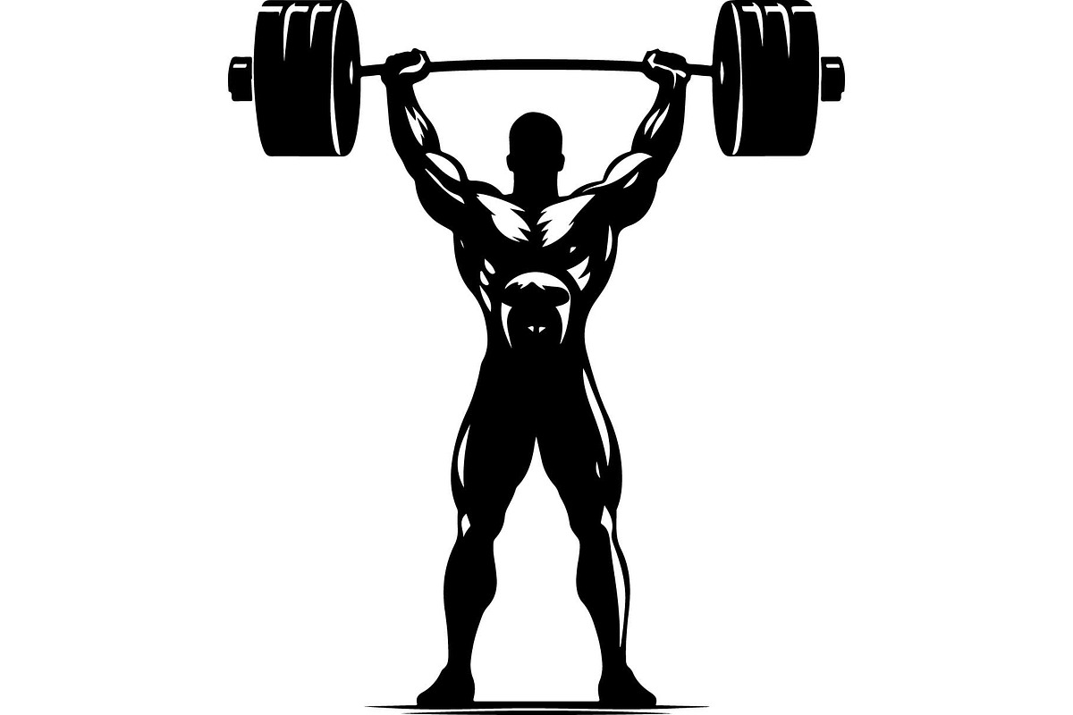 Vintage Strongman Weightlifting, an Object Graphic by jahid234 (Photo 4 of 6)