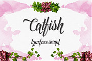 Catfish script, a Script Font by groens (Thumbnail 1 of 5)