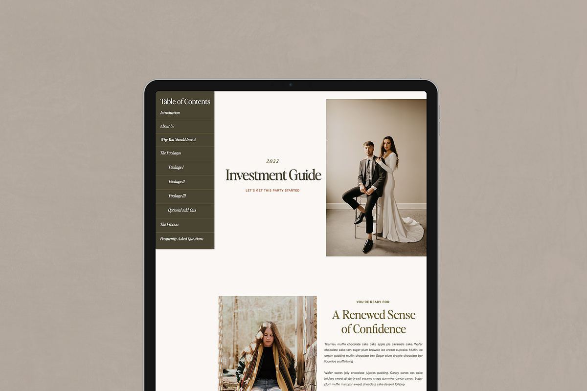 Sonny Showit Investment Guide, a Websites & App Template by Amanda Scott Design Co. (Photo 4 of 5)