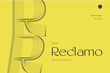 Reclamo - 18 San Serif Font