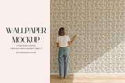 PSD Wallpaper Mockup, a Merchandise Mockup by ItsFreakinMockups (Thumbnail 1 of 6)