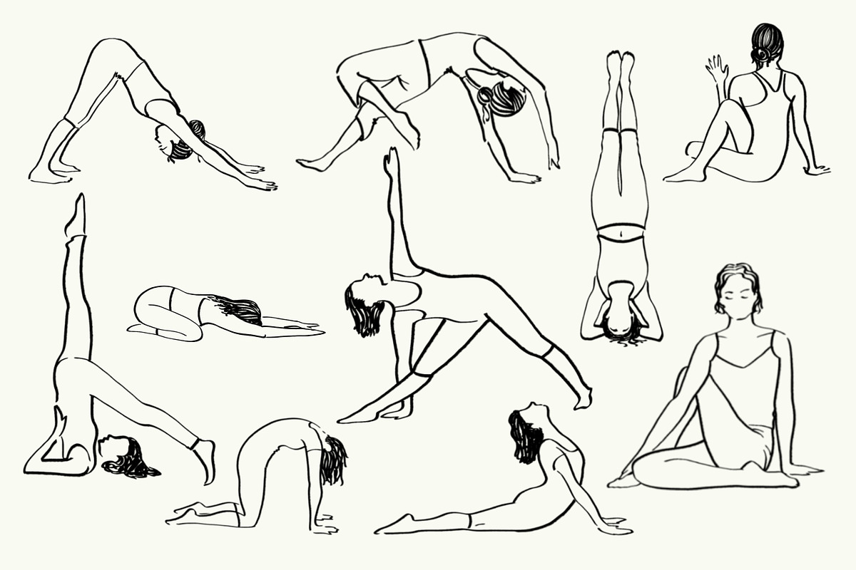 Yoga Illustration Bundle, a Decorative Illustration by Little Gremlin (Photo 7 of 8)