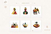 African Tribe & Arabic Nights, an Illustration by Yuka Baby (Thumbnail 4 of 7)
