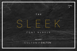 The Sleek Font Bundle