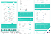 Flight Ticket Responsive HTML, a HTML Template by Brainstorm Lab (Thumbnail 2 of 3)