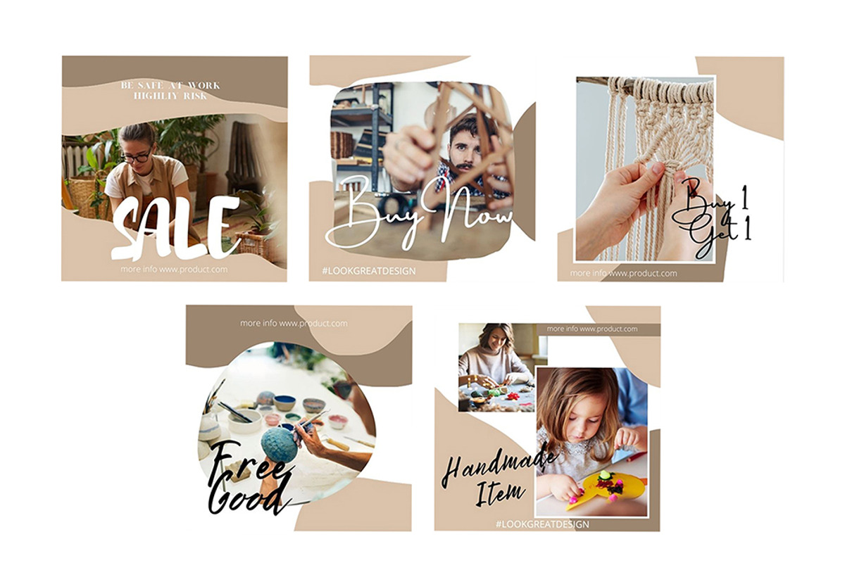 Instagram Post Template For Canva, a Social Media Template by DreamColor (Photo 4 of 5)