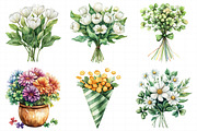 Saint Patrick’s Day Bouquet Clipart, an Illustration by Daily.Designs (Thumbnail 5 of 8)