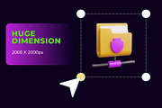 Data Security 3D Icon, an Object 3D Model by HacaStudio (Thumbnail 2 of 5)