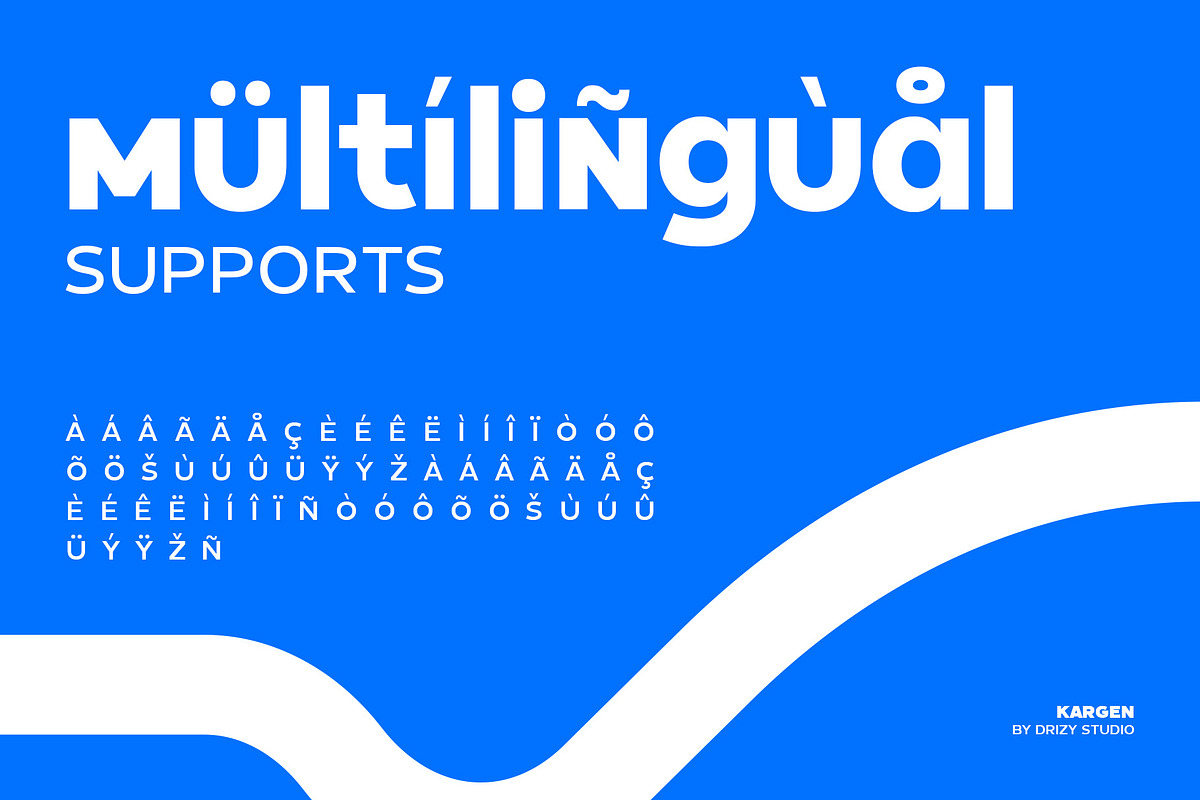 Kargen - Sans Serif Display Typeface, a Sans Serif Font by Drizy (Photo 4 of 10)