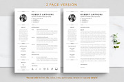 Clean Resume CV, a Resume Template by Blackcloud_Creations (Thumbnail 6 of 7)