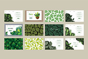 Nature leaves landing background, an Object Illustration by foxndeer (Thumbnail 3 of 4)