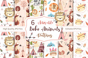 Cute Tribal Seamless Patterns Set, a Pattern Graphic by DrawStudio1988 (Thumbnail 1 of 9)