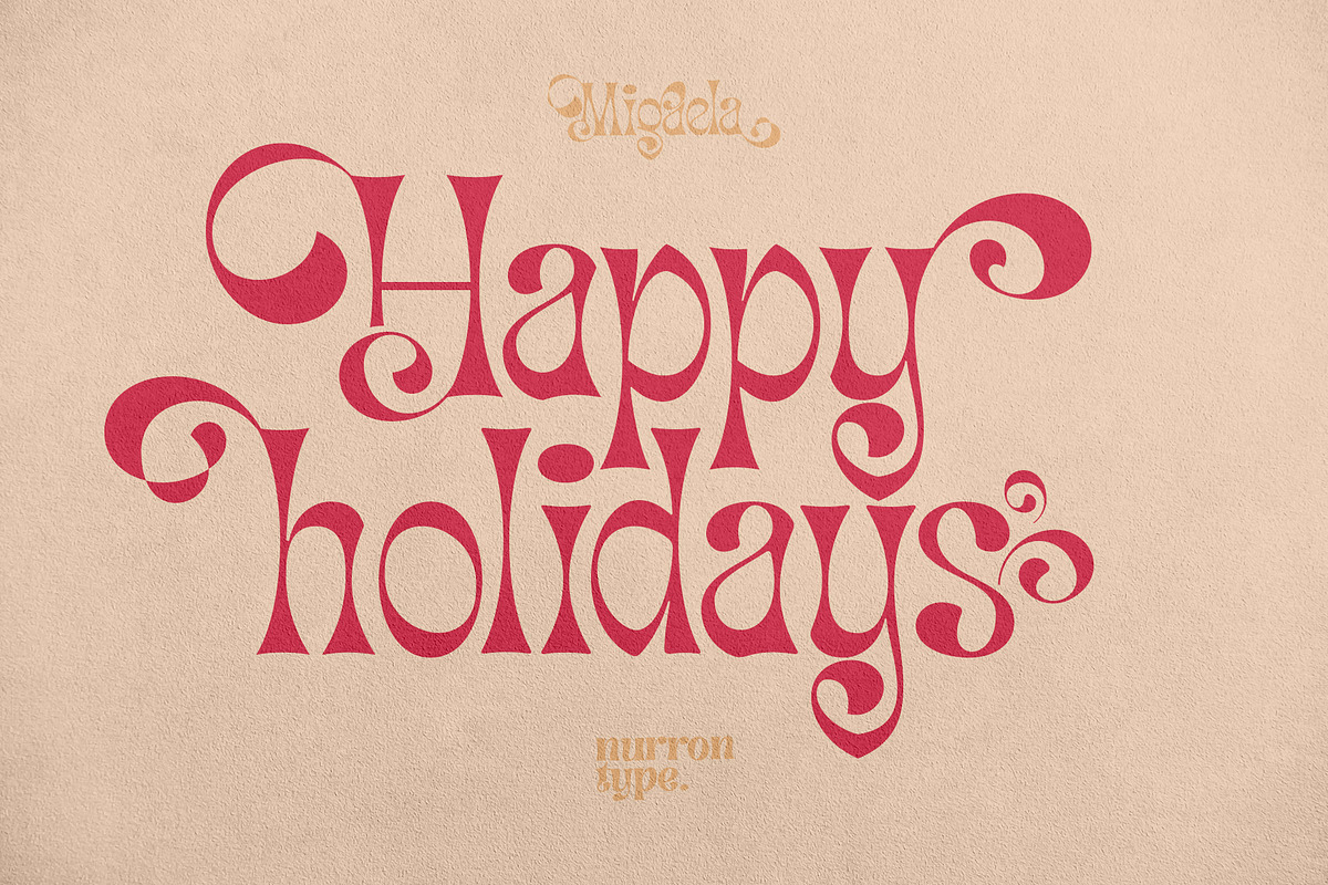 Migaela, a Font by nurrontype (Photo 8 of 15)