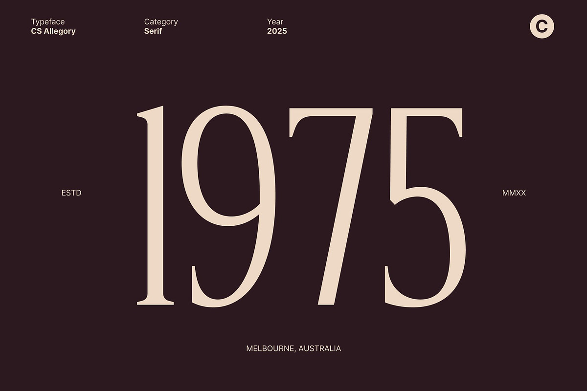 CS Allegory – Elegant Serif Font, a Serif Font by Craft Supply Co. (Photo 5 of 8)