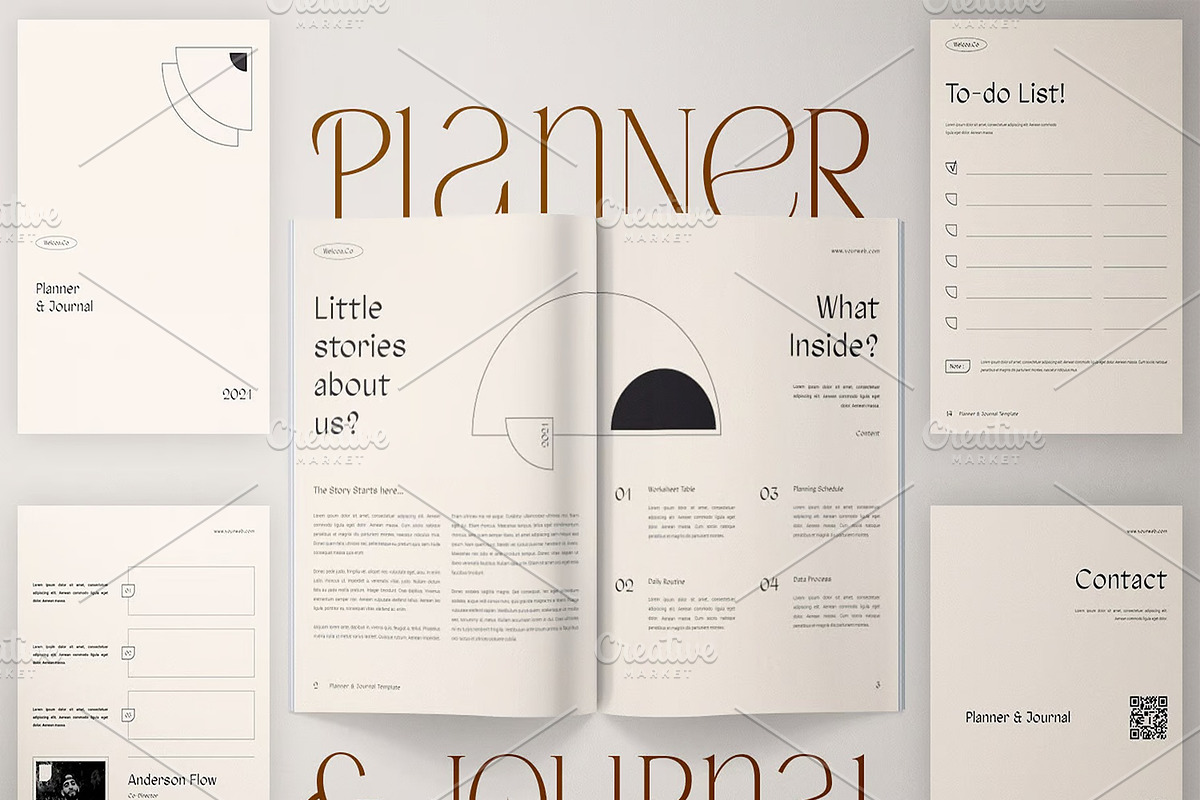 Aesthetic Planner & Journal Full, a Magazine Template by Dimas Rizki Pratama (Photo 6 of 6)