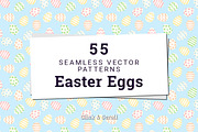55 Easter Eggs Vector Patterns, a Pattern Graphic by Anne Elster Design (Thumbnail 1 of 7)