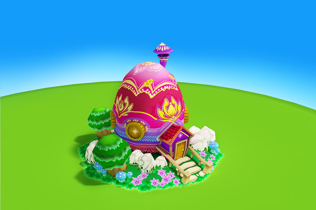 Cartoon Easter Village, an Environmental 3D Model by Souchenki (Photo 17 of 31)