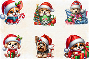 Christmas Baby Dog Sublimation Clipa, an Illustration by SVGArt (Thumbnail 2 of 8)