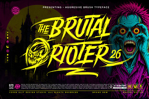 Brutal Rioter Typeface