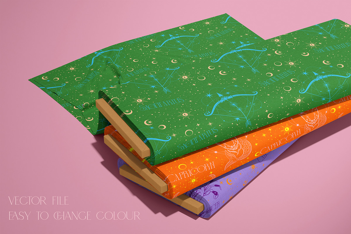 MYSTICAL ZODIAC, a Pattern Graphic by MSNTY STUDIOX (Photo 16 of 28)