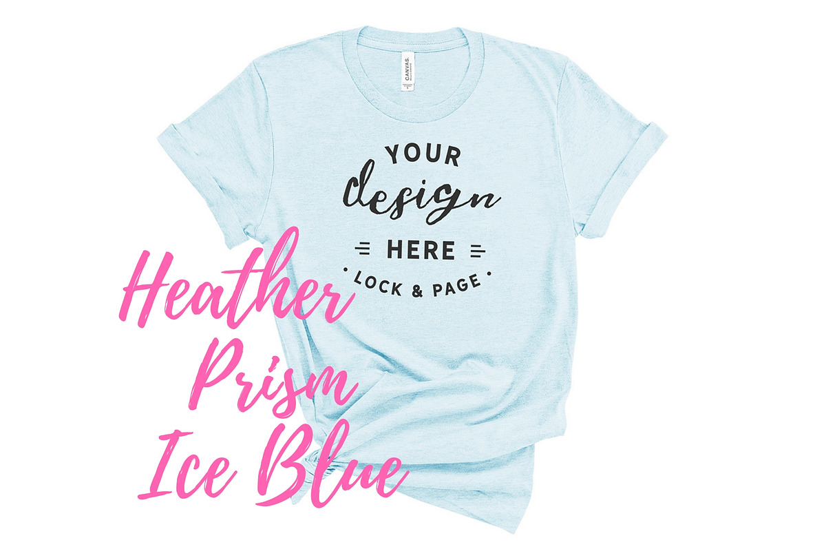 Bella Canvas TShirt Mockups On White, a Shirt Mockup by lock and page (Photo 43 of 92)