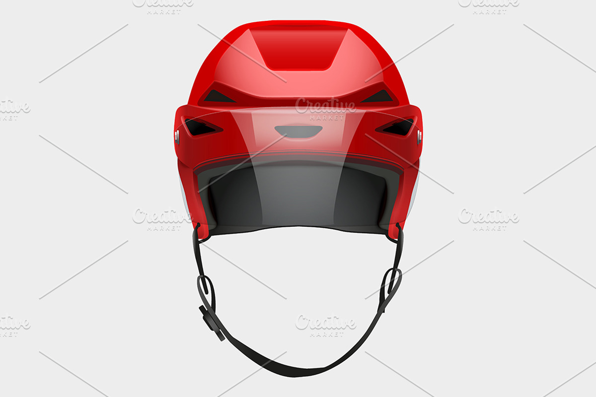 Classic Vector Hockey Helmet Set preview 3