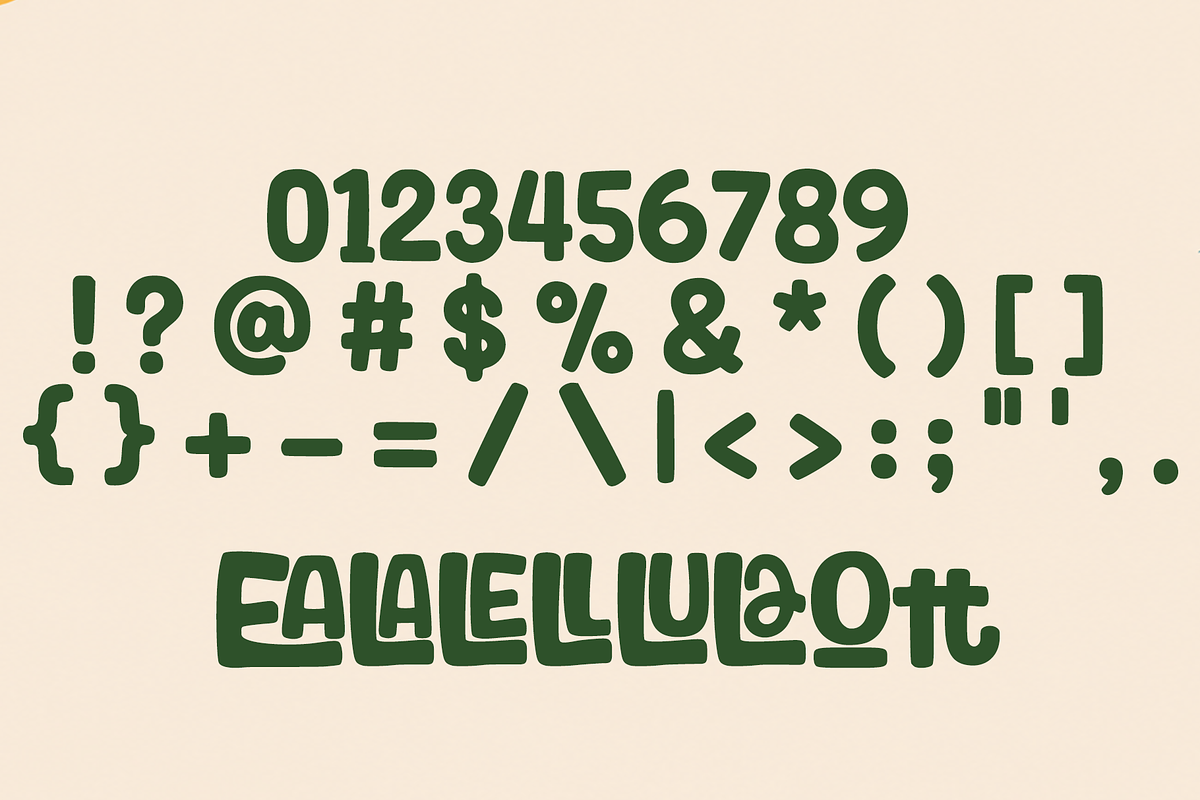 Melgira — Playful Display Font, a Handwritten Font by cocodesign (Photo 8 of 8)