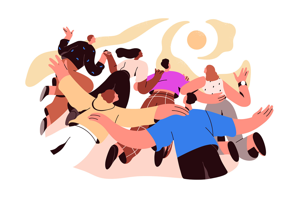 People striving for success, target, a Person Illustration by Good Studio (Photo 3 of 6)