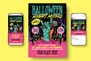 Halloween Music Flyer, a Flyer Template by Creativestoree (Thumbnail 3 of 5)